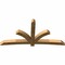 Ekena Millwork Davenport Rough Sawn Timber Gable Bracket, Western Red Cedar, 108"W x 54"H x 6"D x 6"F, 12/12 Pitch GBW108X54X0606DAV00RWR - alternate 5